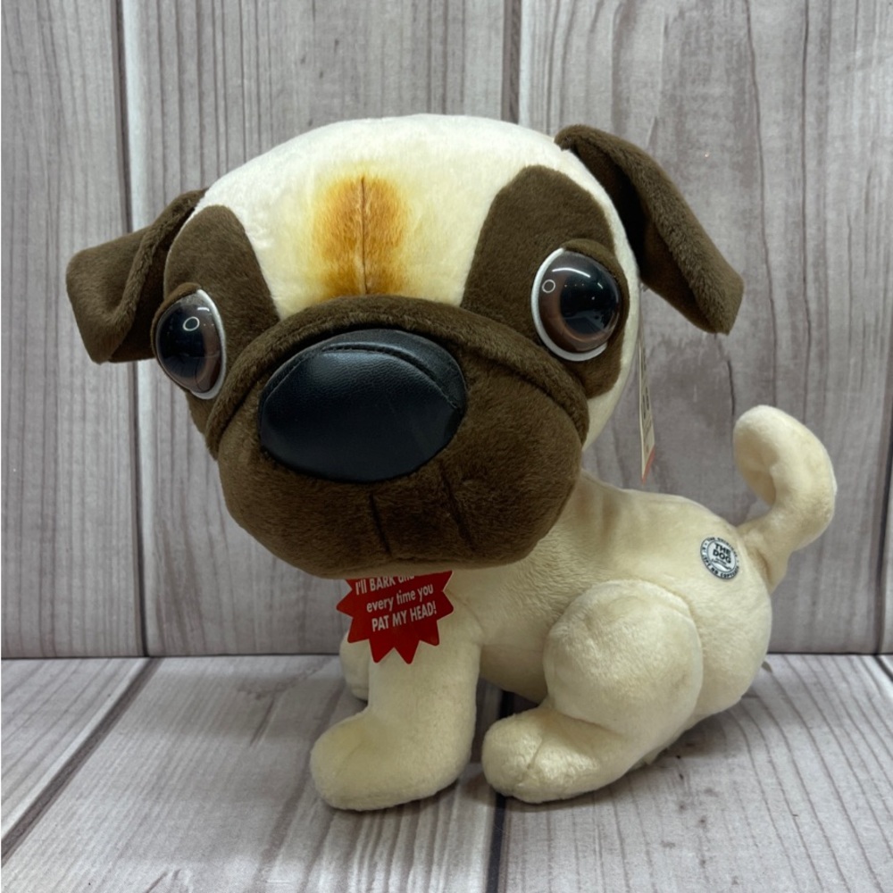 The Dog Artlist Collection Pug Animated Barks Pants Wags Tail When You Pat Head